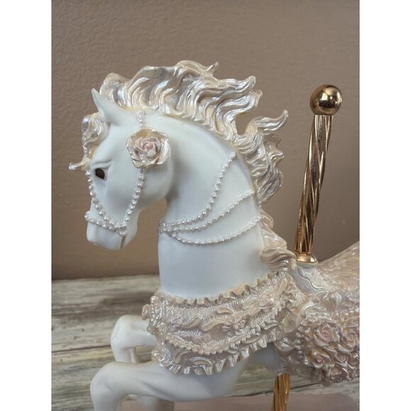 Chantilly Wedding Carousel Horse San Francisco Music There Is Love Ltd Ed No Box - Picture 6 of 13